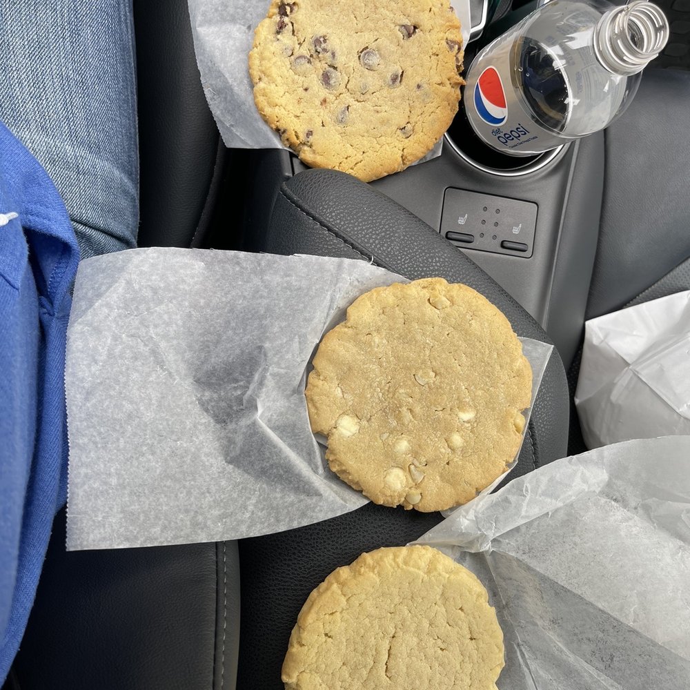 Chocolate Chip, White Chocolate Macadamia and Sugar
