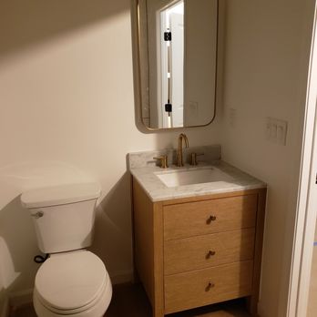 CMC Contractors - Bathroom with medicine cabinet - General Contractors Near Me CMC Contractors - Bathroom with medicine cabinet - General Contractors Near Me