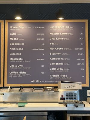 Menu photo 1 Loft Coffee Aptos, CA