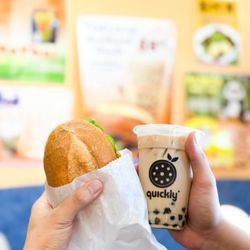 Quickly - 01c. Vietnamese Banh Mi Combo $8.99 for Banh Mi and Milk Tea -- IG: phuoodwithvicks