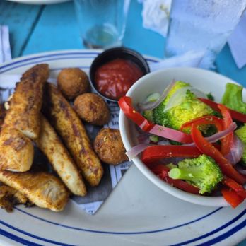 Noah's Ark Bar & Grill - Grilled fish (kind of rubbery) - Seafood Near Me - Bacliff, Texas