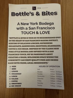 Bottles & bites by null