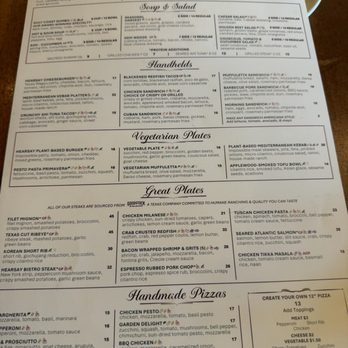 Hearsay on the Green - Menu - Cocktail Bars Near Me - Houston, Texas Hearsay on the Green - Menu - Cocktail Bars Near Me - Houston, Texas