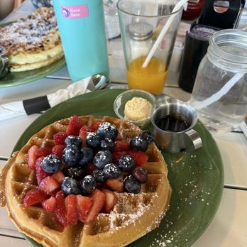 Toast Cafe & Grill - Very Berry Belgium Waffle - American Near Me - San Jose, California