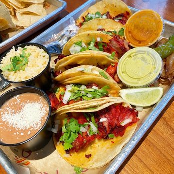 Twisted Trompo - 5 Taco Plate - Mexican Near Me - Dallas, Texas Twisted Trompo - 5 Taco Plate - Mexican Near Me - Dallas, Texas