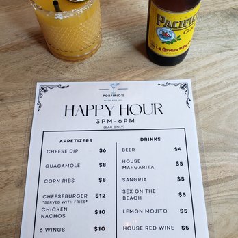 Porfirio’s - Marcus Frozen Margaritas & Pacifico Beer - Mexican Near Me - Atlanta, Georgia