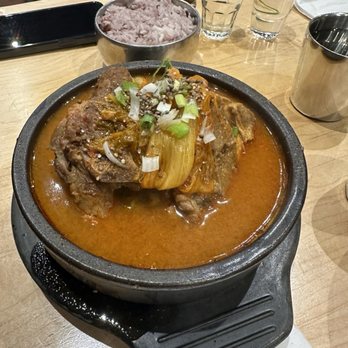 Mom's Kitchen - Pork bone soup with rice - Korean Near Me - Markham, Ontario