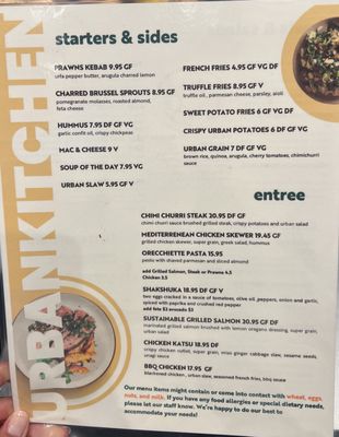 Menu photo 4 Urban Kitchen Burlingame, CA
