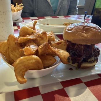 High's Restaurant - Rodeo burger and cobra fries - American Near Me - Monterey, Virginia