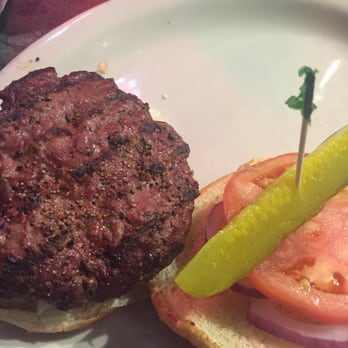 The Roundup Steak House - Juicy and flavorful elk burger - American Near Me - Fairbanks, Alaska The Roundup Steak House - Juicy and flavorful elk burger - American Near Me - Fairbanks, Alaska