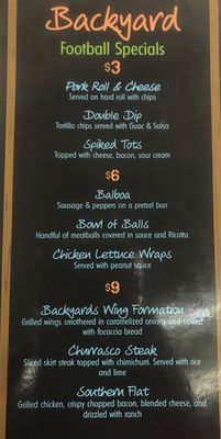 Menu photo 7 Backyard Sports Bar & Grill Myrtle Beach, SC Menu photo 7 Backyard Sports Bar & Grill Myrtle Beach, SC