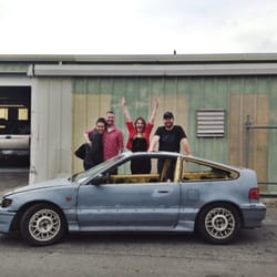 Bringing in our POS to get it ready for LeMons!