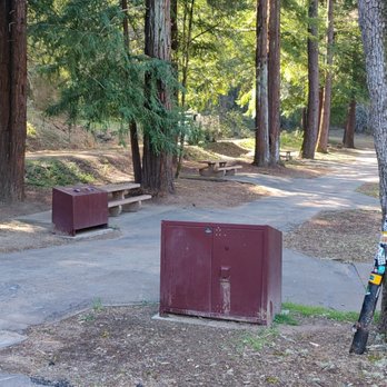 Irvine Lodge Rest Area - Day use area with many picnic tables in plenty of shade - Rest Stops Near Me - Willits, California