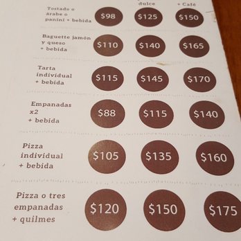 Dolcezza - Precios Julio 2017 - Cafeteria Near Me - Buenos Aires, C