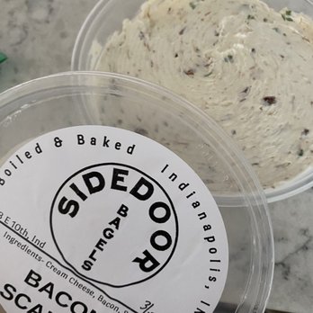 Sidedoor Bagel - Bacon scallion cream cheese - Bagels Near Me - Indianapolis, Indiana