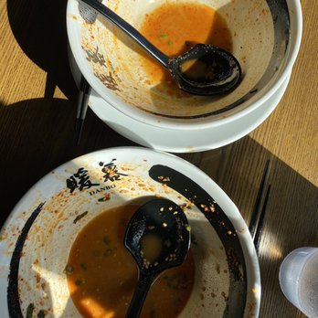 Ramen Danbo - empty bowls - Ramen Near Me - Seattle, Washington