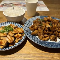 Braised tofu and tree spice chicken