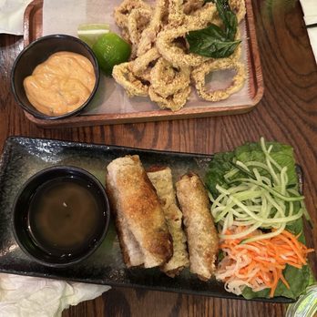 5ive Spice - Soy Protein (Veggie) Bun/Com & Crispy Calamari - Vietnamese Near Me - New York, New York