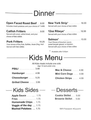 Menu photo 1 The Hangout Bar & Grill Jacksonville, IL Menu photo 1 The Hangout Bar & Grill Jacksonville, IL