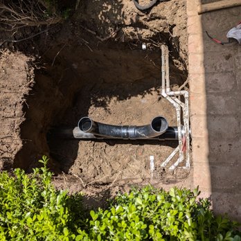 Flo Rite Drains Plumbing And Rooter - New pipe and cleanout with trenchless digging in my yard - Plumbing Near Me Flo Rite Drains Plumbing And Rooter - New pipe and cleanout with trenchless digging in my yard - Plumbing Near Me