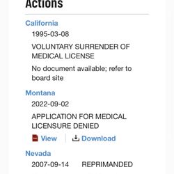 The Nevada Center of Alternative & Anti-Aging Medicine - There are sources that say he had to surrender his California license due to malpractice.