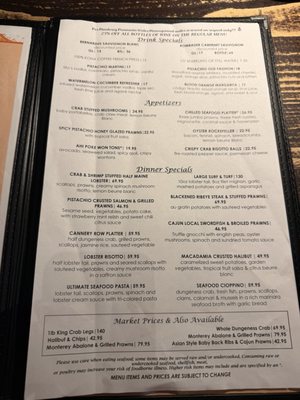 Menu photo 1 The Fish Hopper Monterey, CA Menu photo 1 The Fish Hopper Monterey, CA