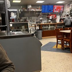 Little Athens - The food making counter
