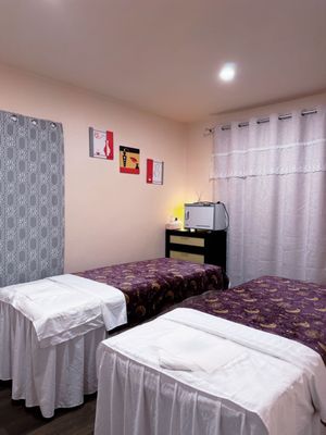 Couples Massage 💑✨ - Relax side-by-side with our luxurious Couples Massage. Perfect for partners or friends, enjoy a tranquil escape together in a private, soothing suite. Personalized techniques and optional add-ons available for the ultimate shared experience!