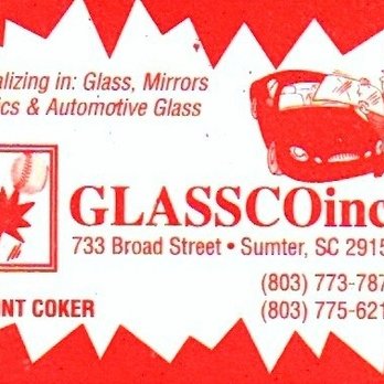 Glassco - For All Your Glass Needs - Auto Glass Services Near Me - Sumter, South Carolina