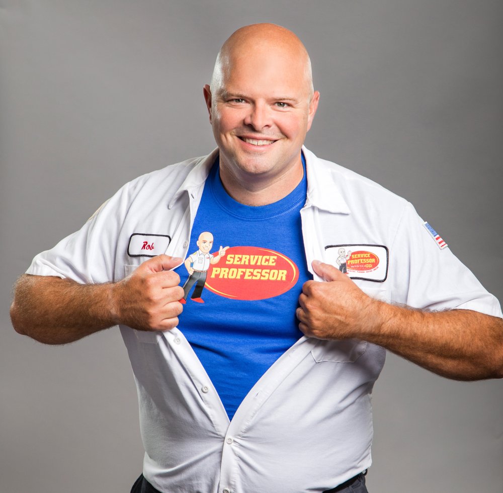 Slide of Service Professor