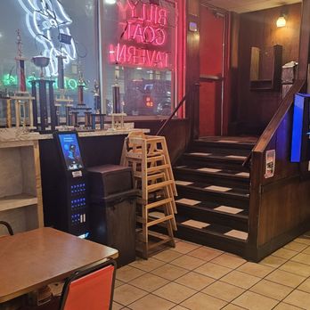 Billy Goat Tavern - Chicago - Have to walk down steps inside the establishment. I didn't see an entrance with a ramp - Burgers Near Me - Chicago, Illinois