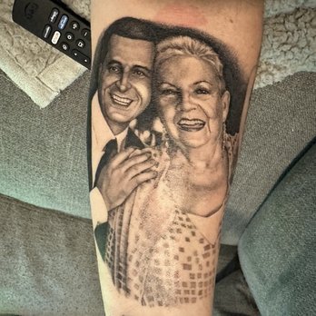 Black Widow Tattoo - Mother and I at my wedding - Tattoo Near Me - Toronto, Ontario