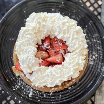 Aloha Stacks - Strawberry N' Cream Waffle - Pancakes Near Me - Cerritos, California Aloha Stacks - Strawberry N' Cream Waffle - Pancakes Near Me - Cerritos, California