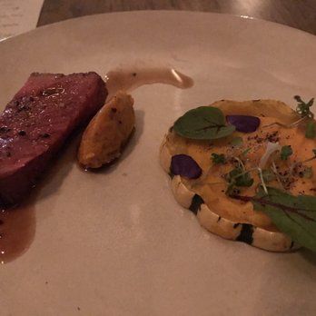 Nightbird - Beef and textures of squash - New American Near Me - San Francisco, California Nightbird - Beef and textures of squash - New American Near Me - San Francisco, California