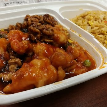 Jimmy Wan's - Lunch combo - honey walnut shrimp with vegetable fried rice ($13). - Chinese Near Me - Cranberry Twp, Pennsylvania Jimmy Wan's - Lunch combo - honey walnut shrimp with vegetable fried rice ($13). - Chinese Near Me - Cranberry Twp, Pennsylvania