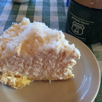 Pine Country Restaurant - Coconut cream pie and a giant cup of coffee = breakfast of champions. - Breakfast & Brunch Near Me - Williams, Arizona