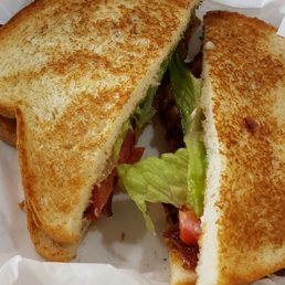 BLT on homemade bread BLT on homemade bread