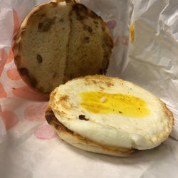 Dunkin' - Suppose to be a turkey sausage egg and cheese on a English muffin. Where's the sausage