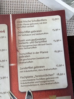 Menu photo 2 Tennisstübchen Göhren, MV Menu photo 2 Tennisstübchen Göhren, MV