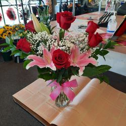 Lily and rose