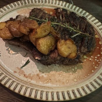 Osteria Mozza - Ribeye and potatoes. - Italian Near Me - Washington, DC, District of Columbia