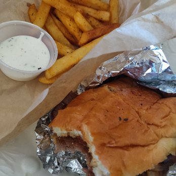 Firegrill - Tri-tip sandwich with fries - Burgers Near Me - Santa Maria, California