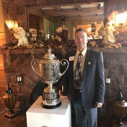Becoming Whole Therapy - After receiving PGA Hope Award.       Representing Veterans