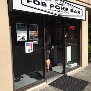 FOB Poke Bar- Seattle - The entrance of the restaurant. - Poke Near Me - Seattle, Washington