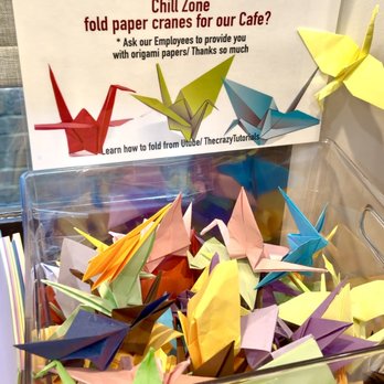 Chill Zone Cafe - paper cranes! - Coffee & Tea Near Me - Fairfax, Virginia Chill Zone Cafe - paper cranes! - Coffee & Tea Near Me - Fairfax, Virginia