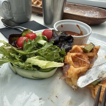 Nero Waffles - cute side salad - Waffles Near Me - Vancouver, British Columbia Nero Waffles - cute side salad - Waffles Near Me - Vancouver, British Columbia