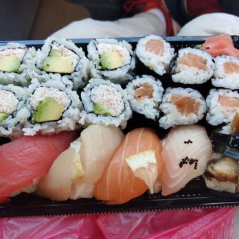 Yojimbo - Sushi combo A I think (20), not bad except of the fish was broken and I hate unagi - Sushi Bars Near Me - Alameda, California