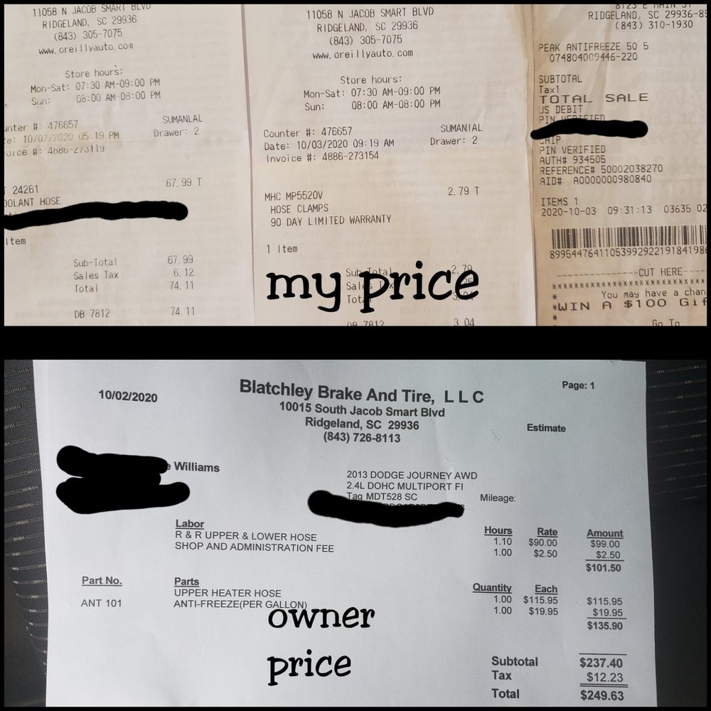 BLATCHLEY BRAKE & TIRE Updated September 2024 12 Reviews 10015 S Jacob Smart Blvd