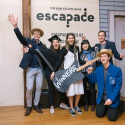 Escapade - Team Winners stoked to have escaped on time!
