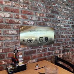 The Toasted Yolk Cafe- Waco - A table for first responders.